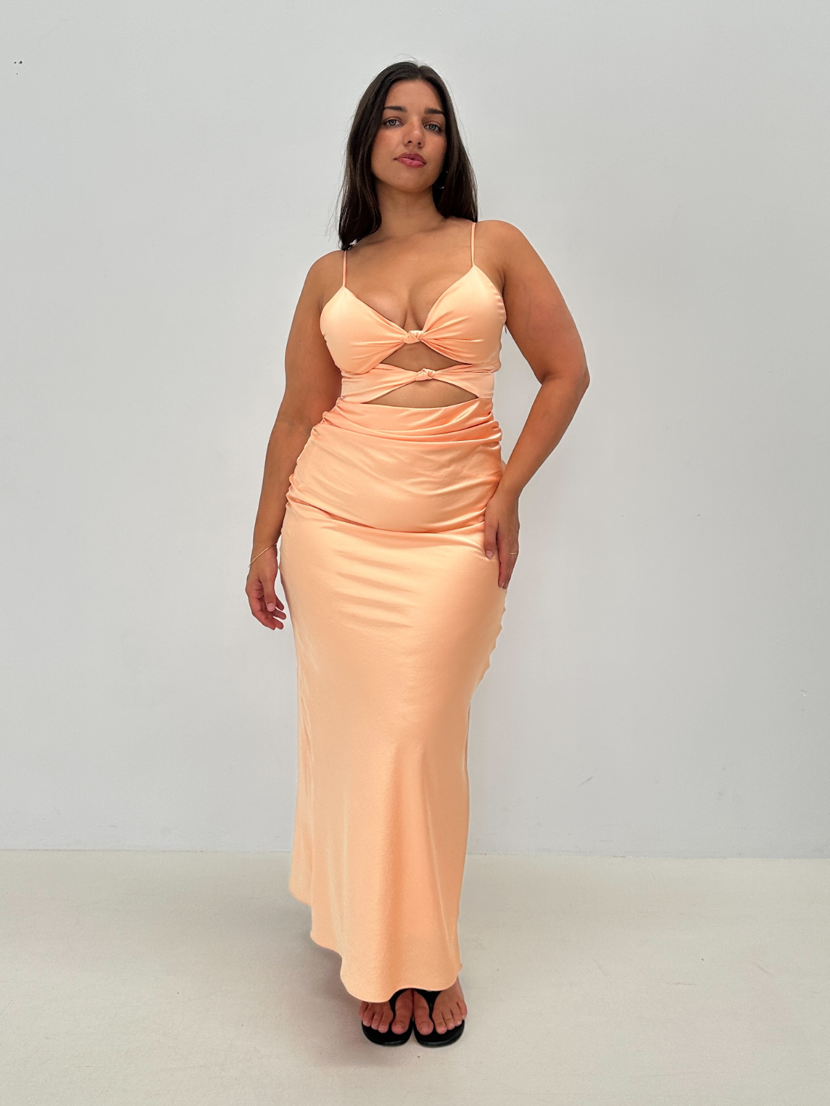 Mari Dress - Peach