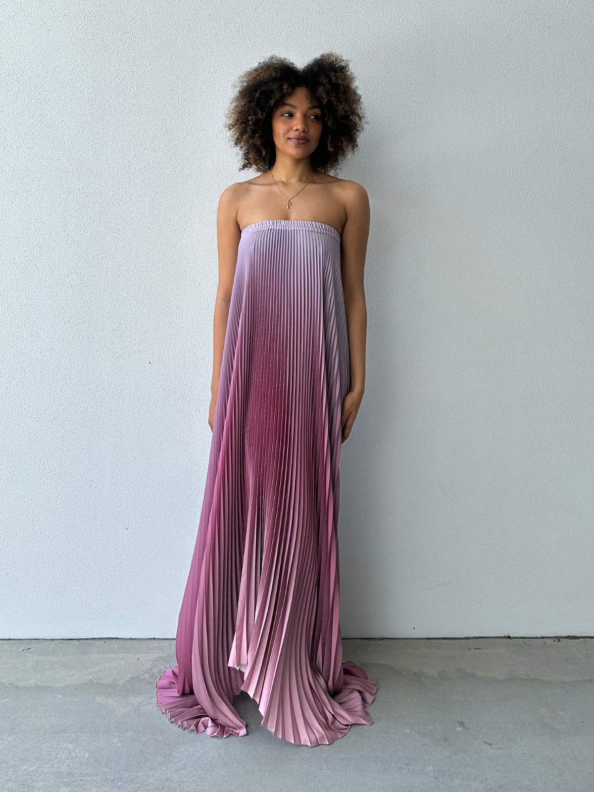 Bisous Strapless Gown - Mauve
