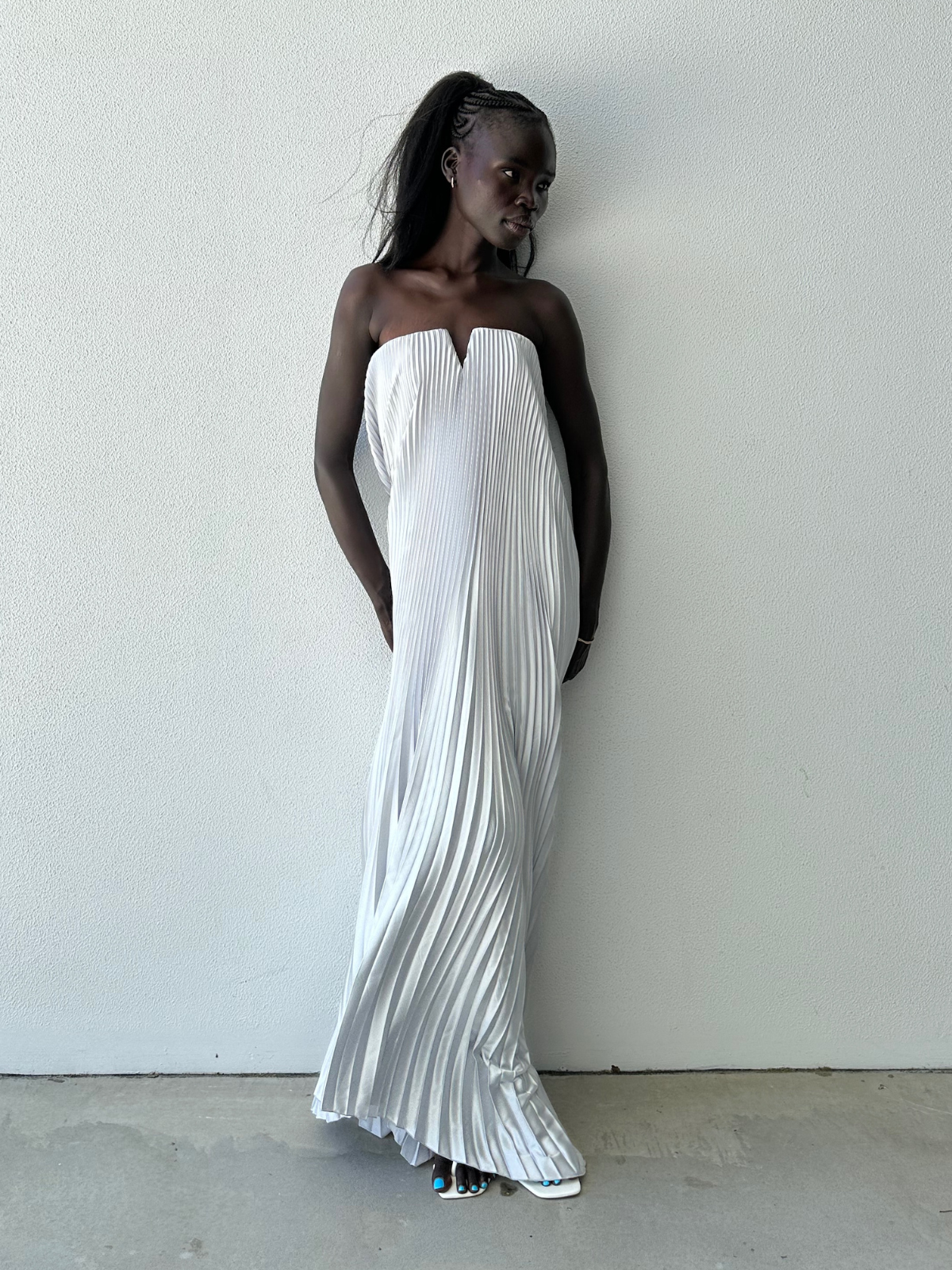 Black Tie Gown - Silver