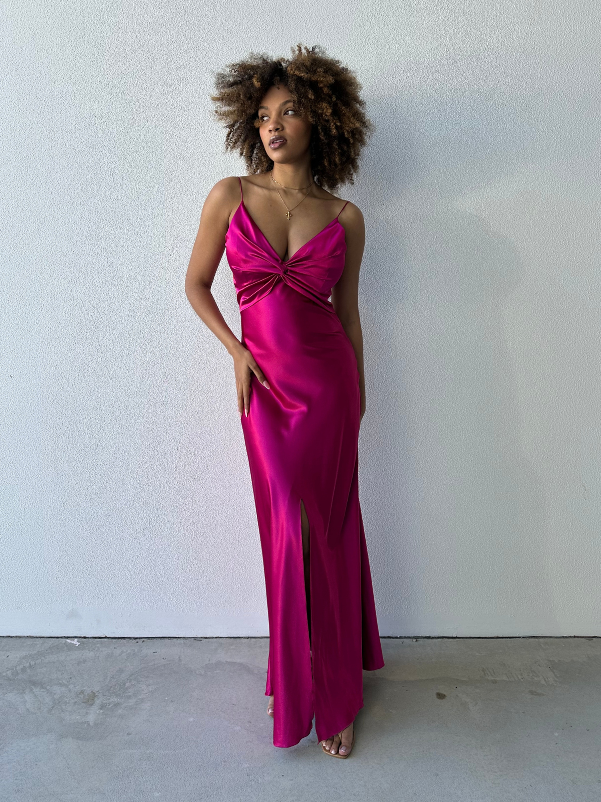 Ruth Dress - Magenta