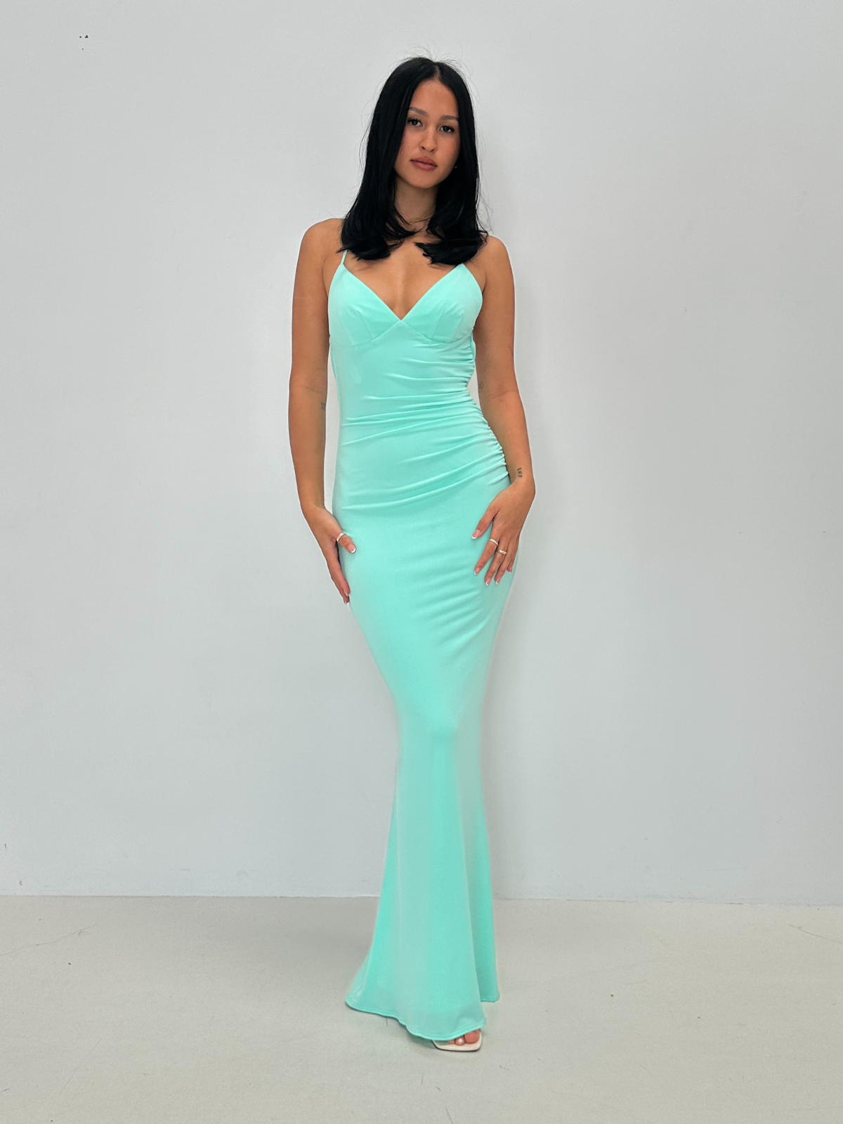 Talladega Gown - Aqua