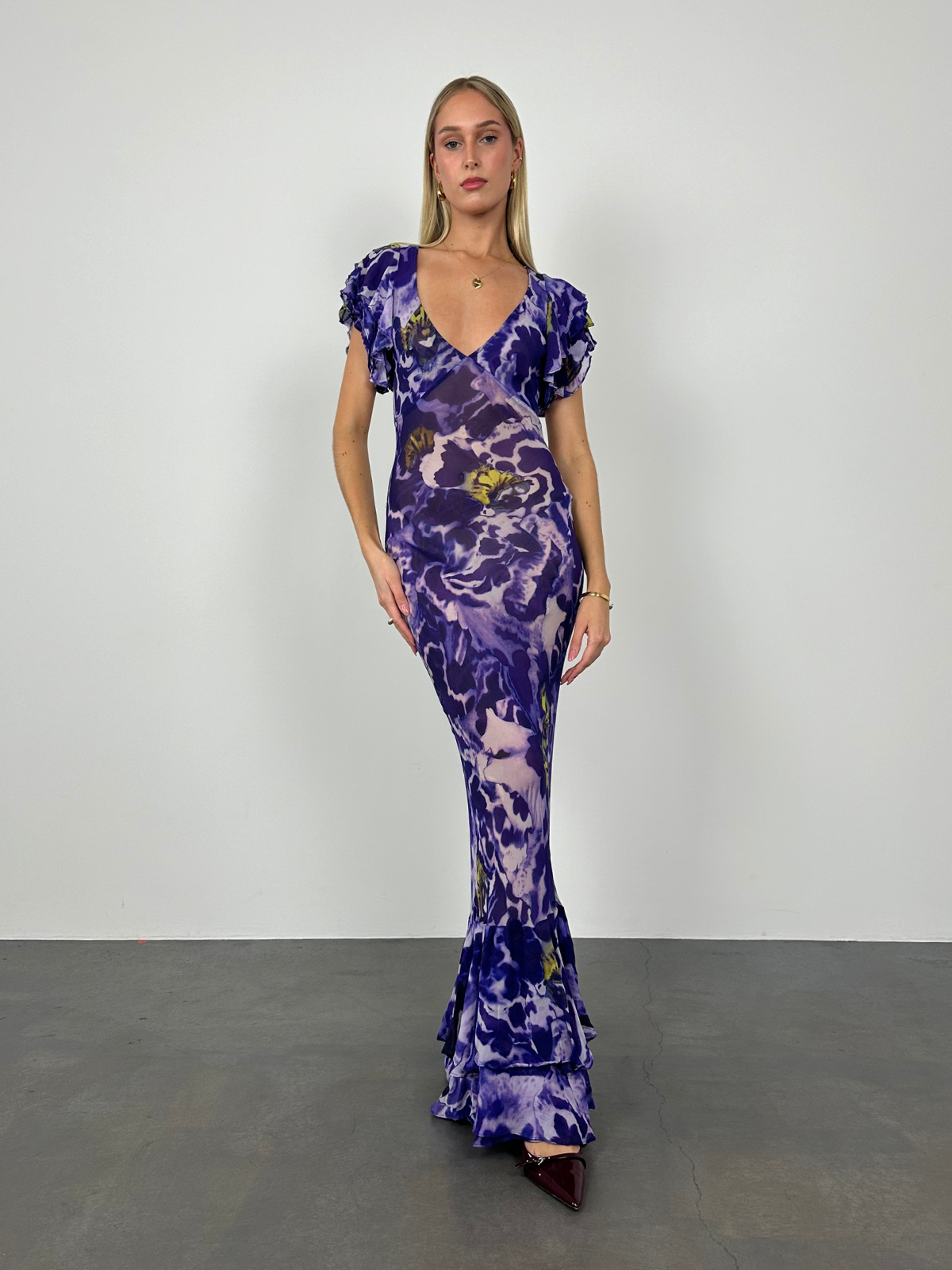 Lucille Dress - Purple