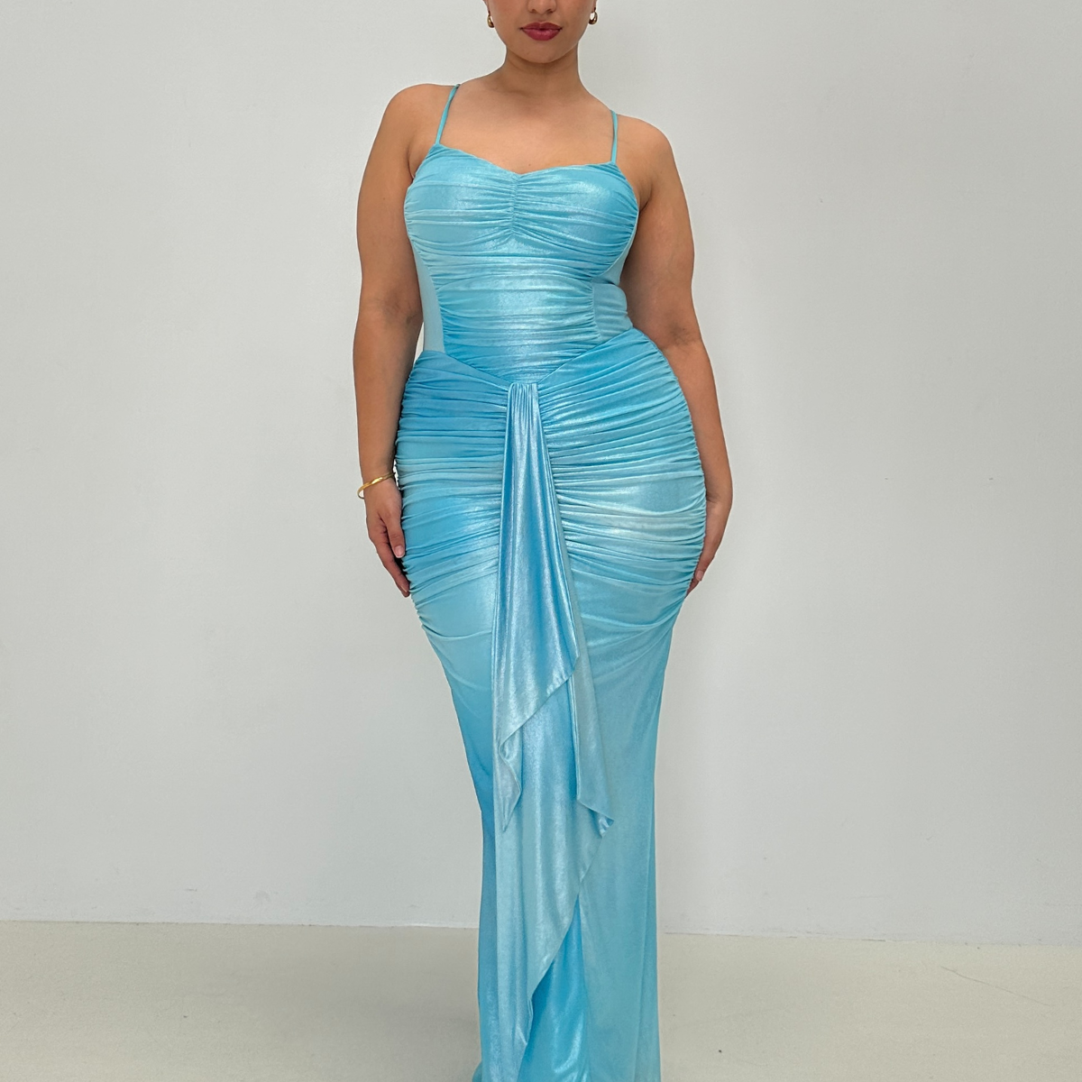 AFRM | Azula Dress - Blue | Loan That Label AFRM | Azula Dress - Blue | Loan That Label