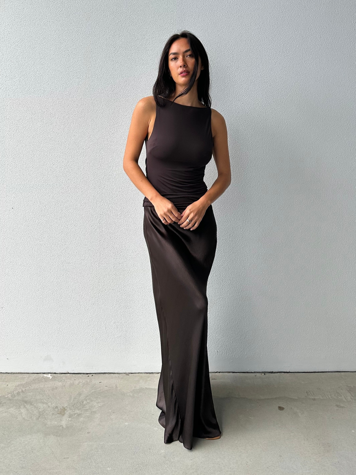 Mirabelle Dress - Chocolate