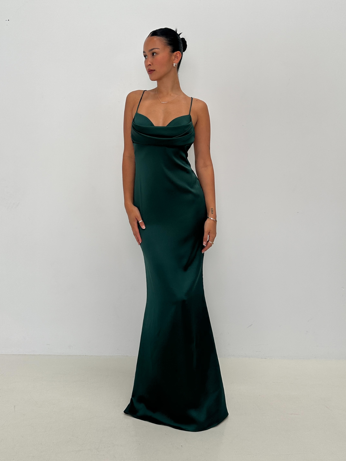 Katie May | Tara Gown - Emerald | Loan That Label