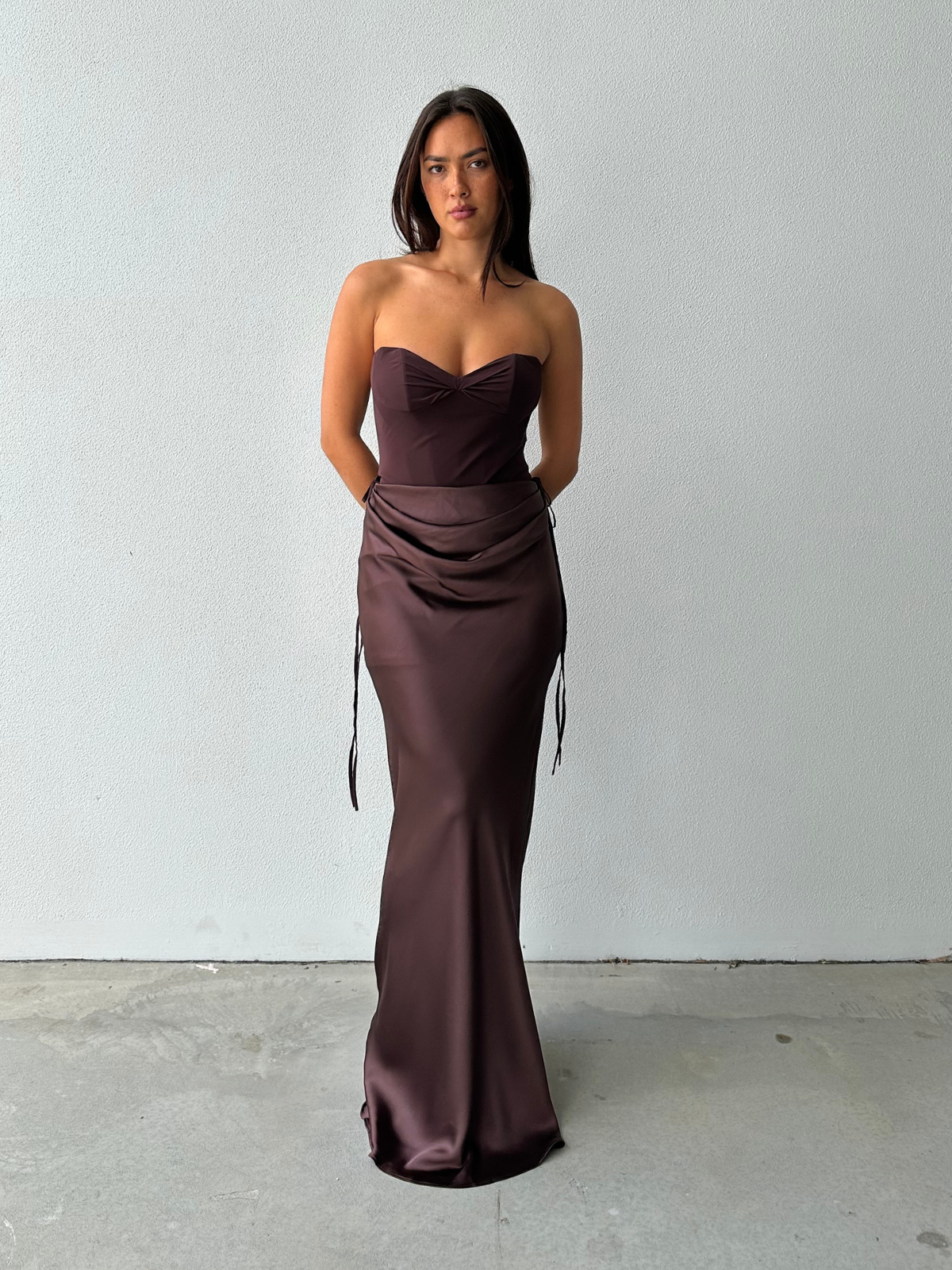 Sloane Gown - Brown