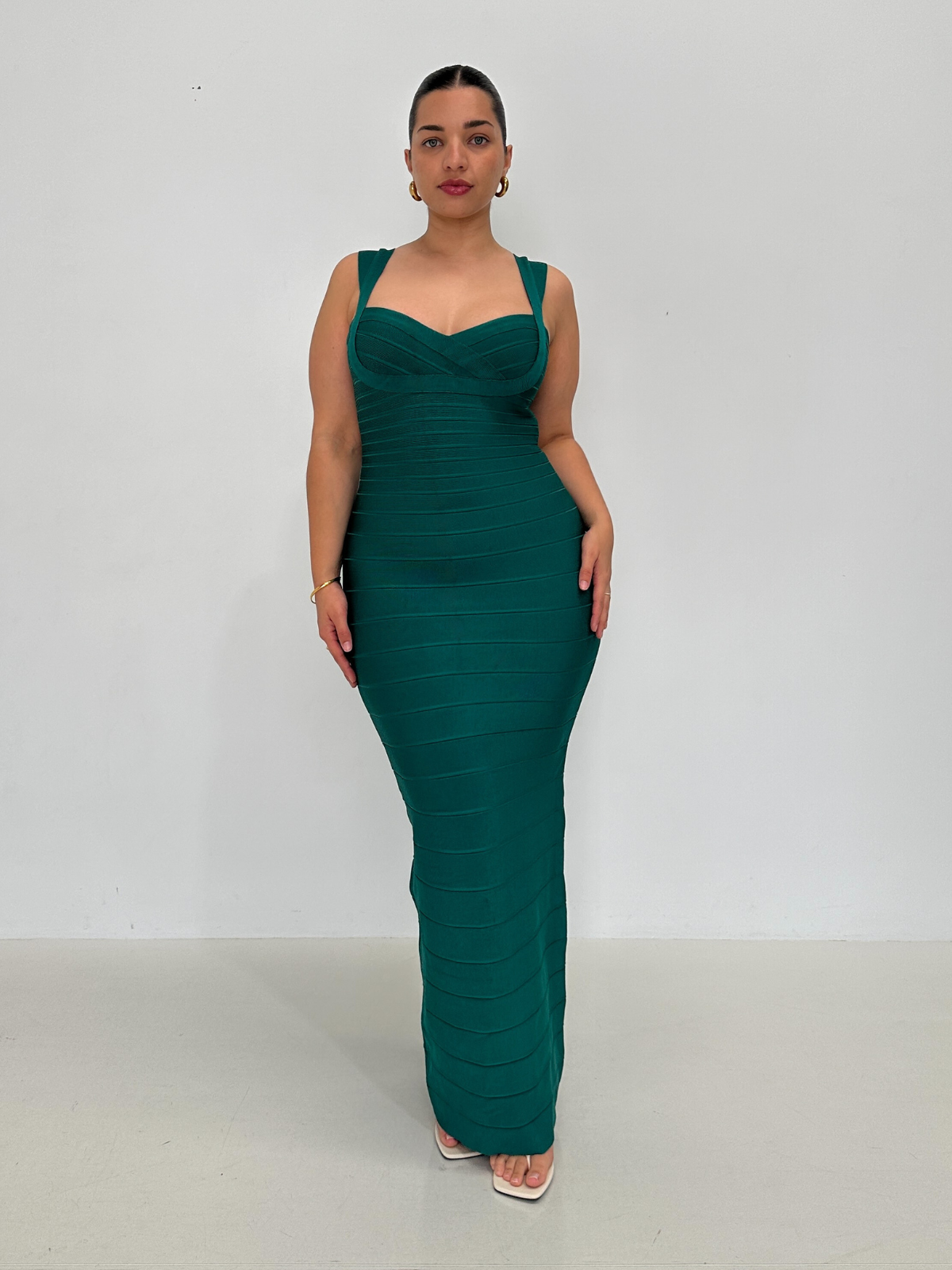 Sweetheart Bandage Gown - Emerald