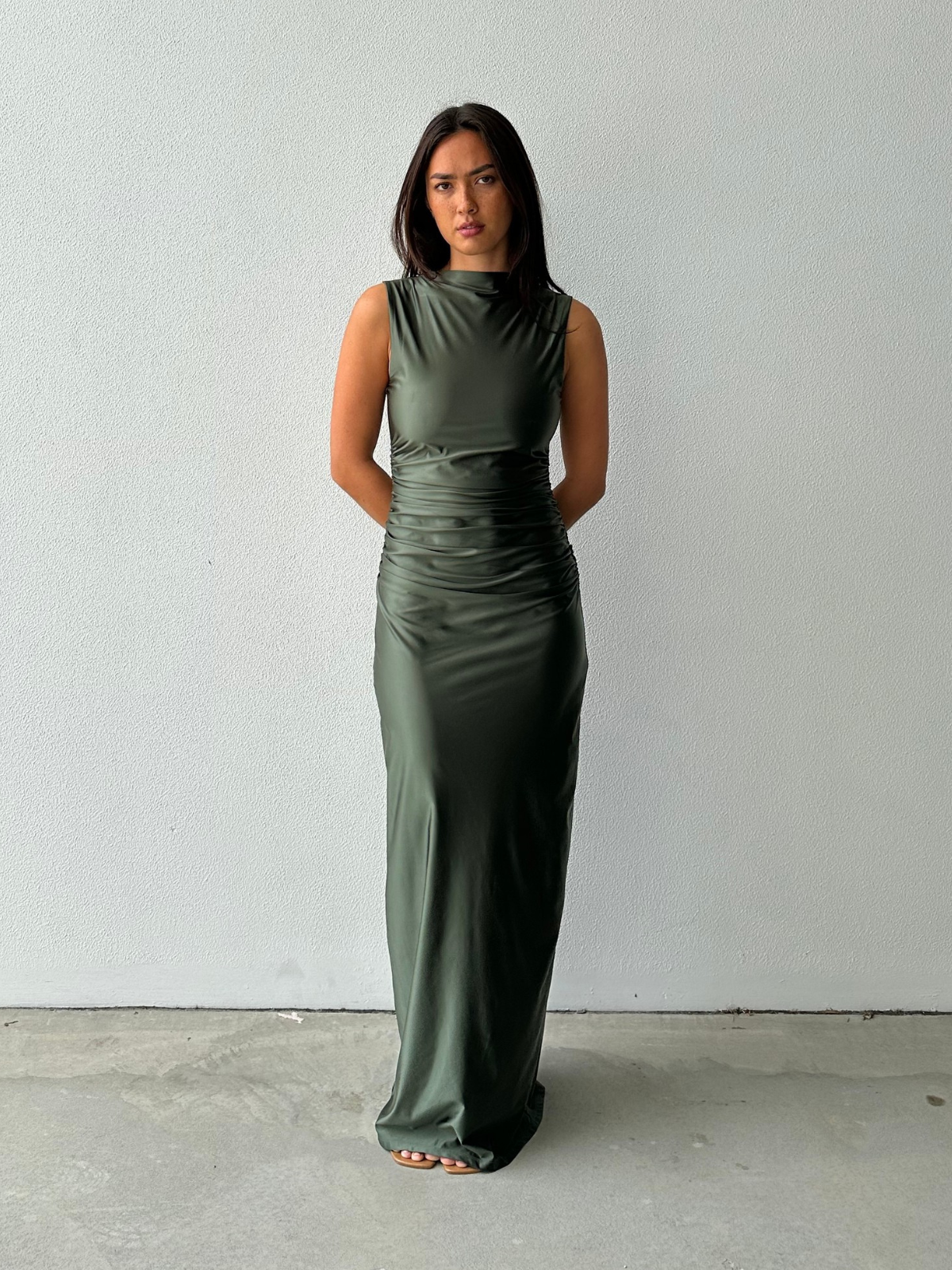 Irina Dress - Moss
