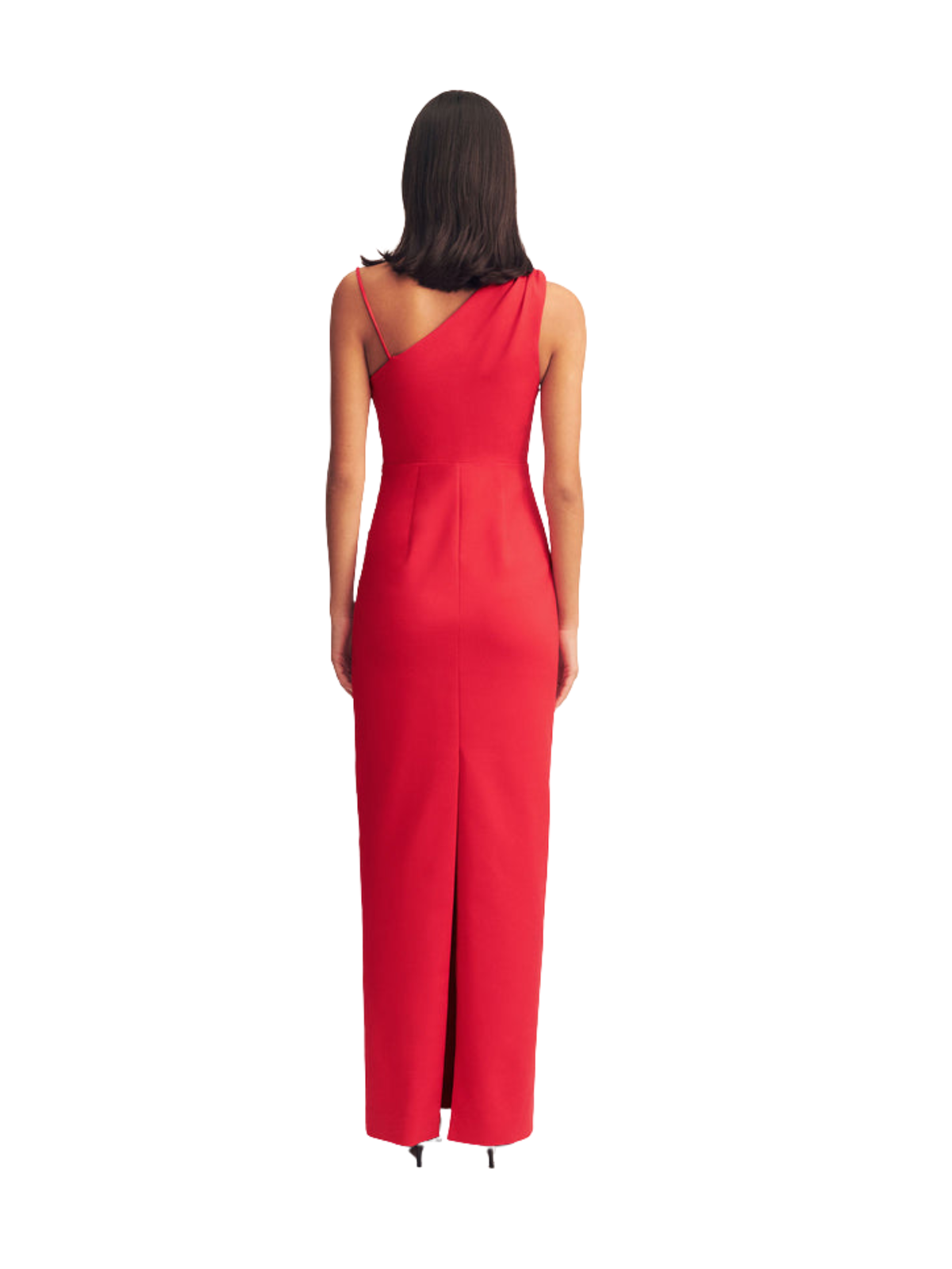 Lani Asymmetrical Gown - Red