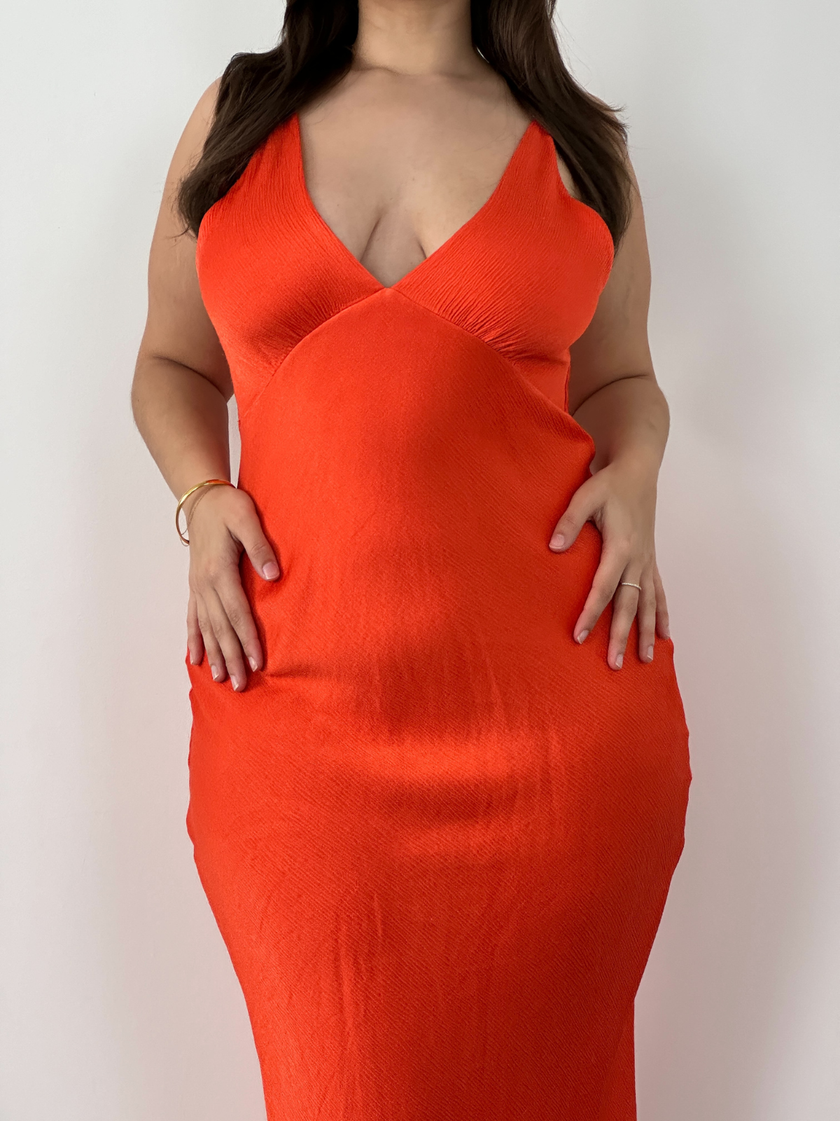 Lorelai V Neck - Orange