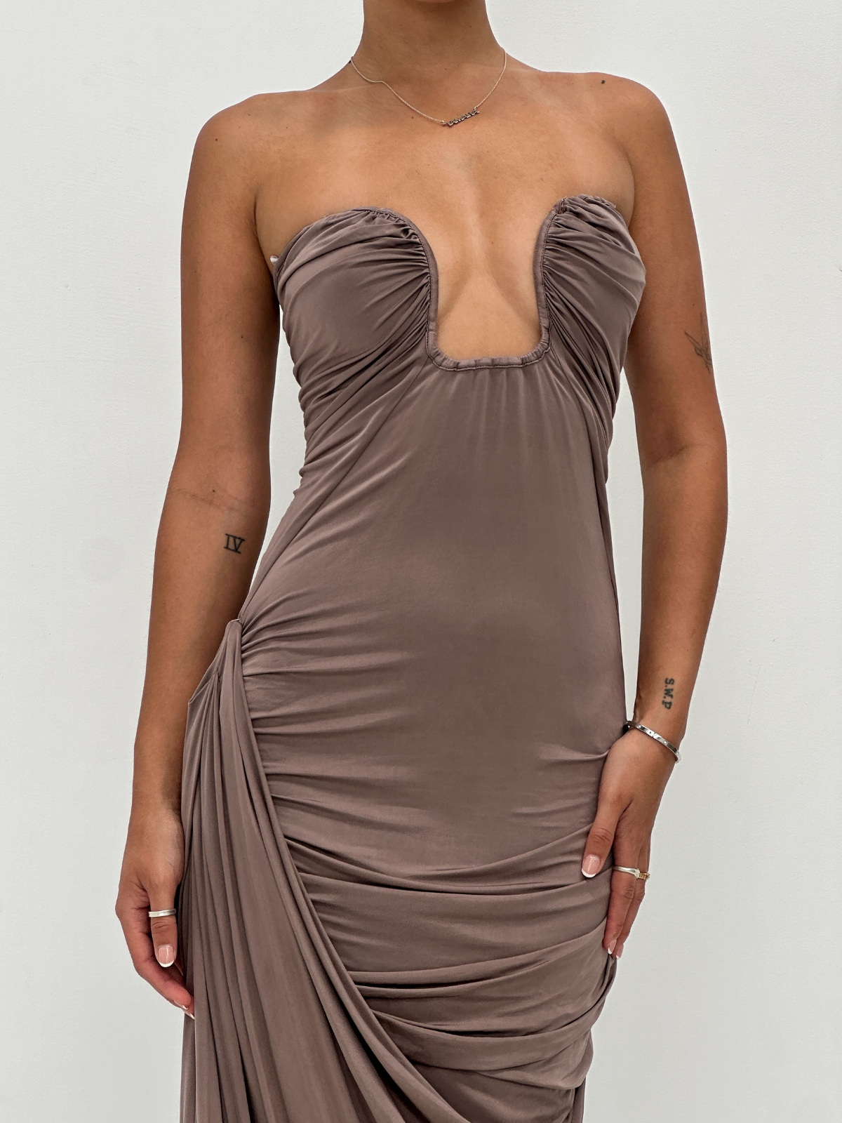 Val Dress - Brown