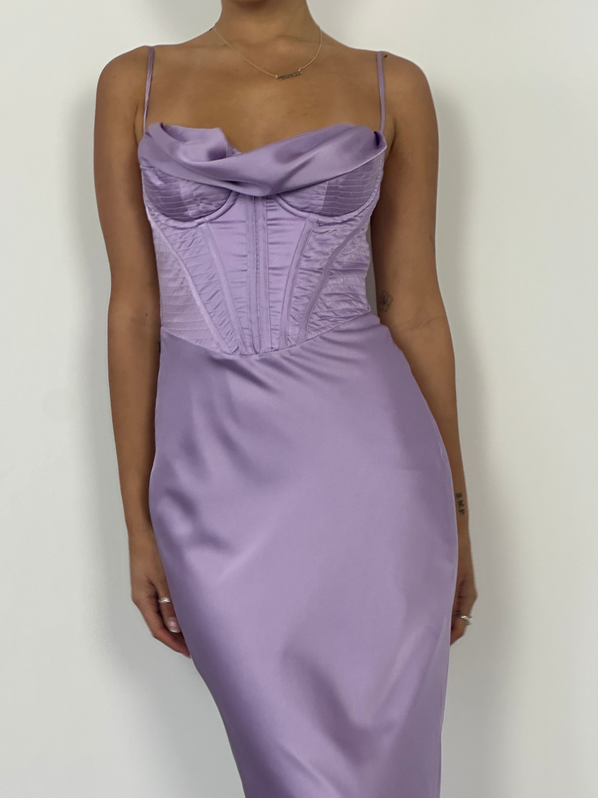 Charmaine Corset Dress - Lavender