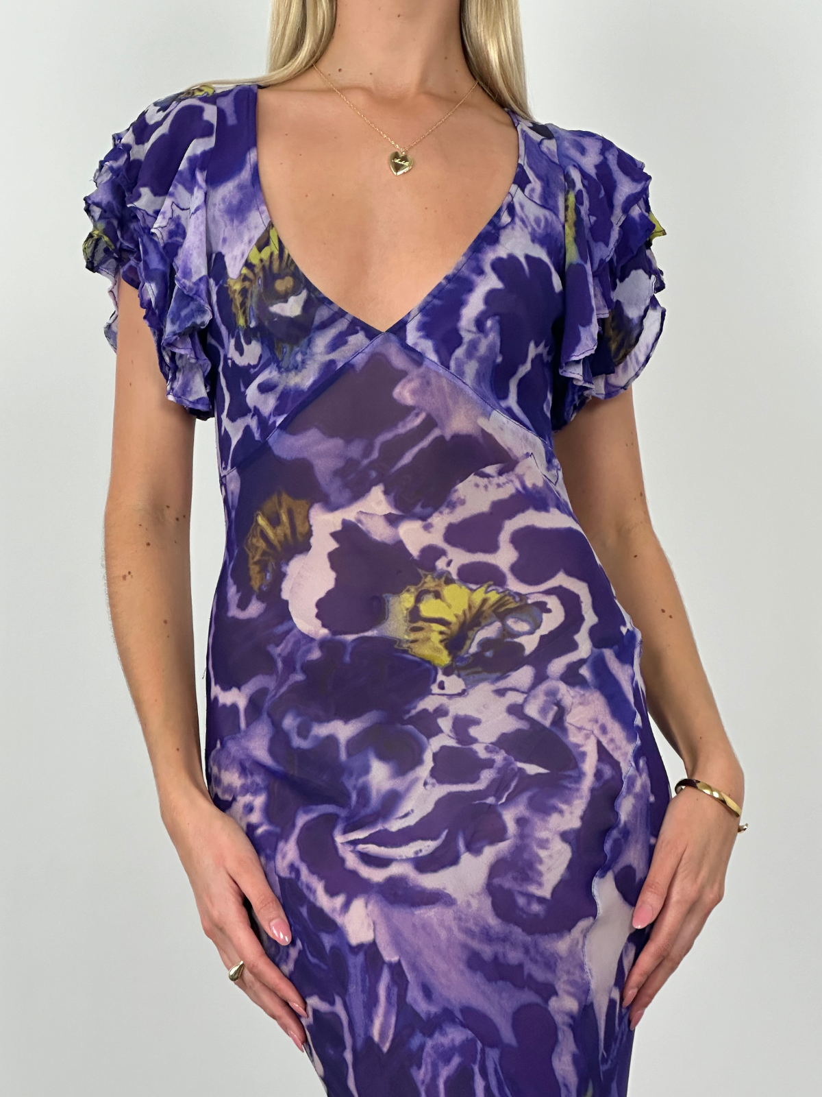 Lucille Dress - Purple