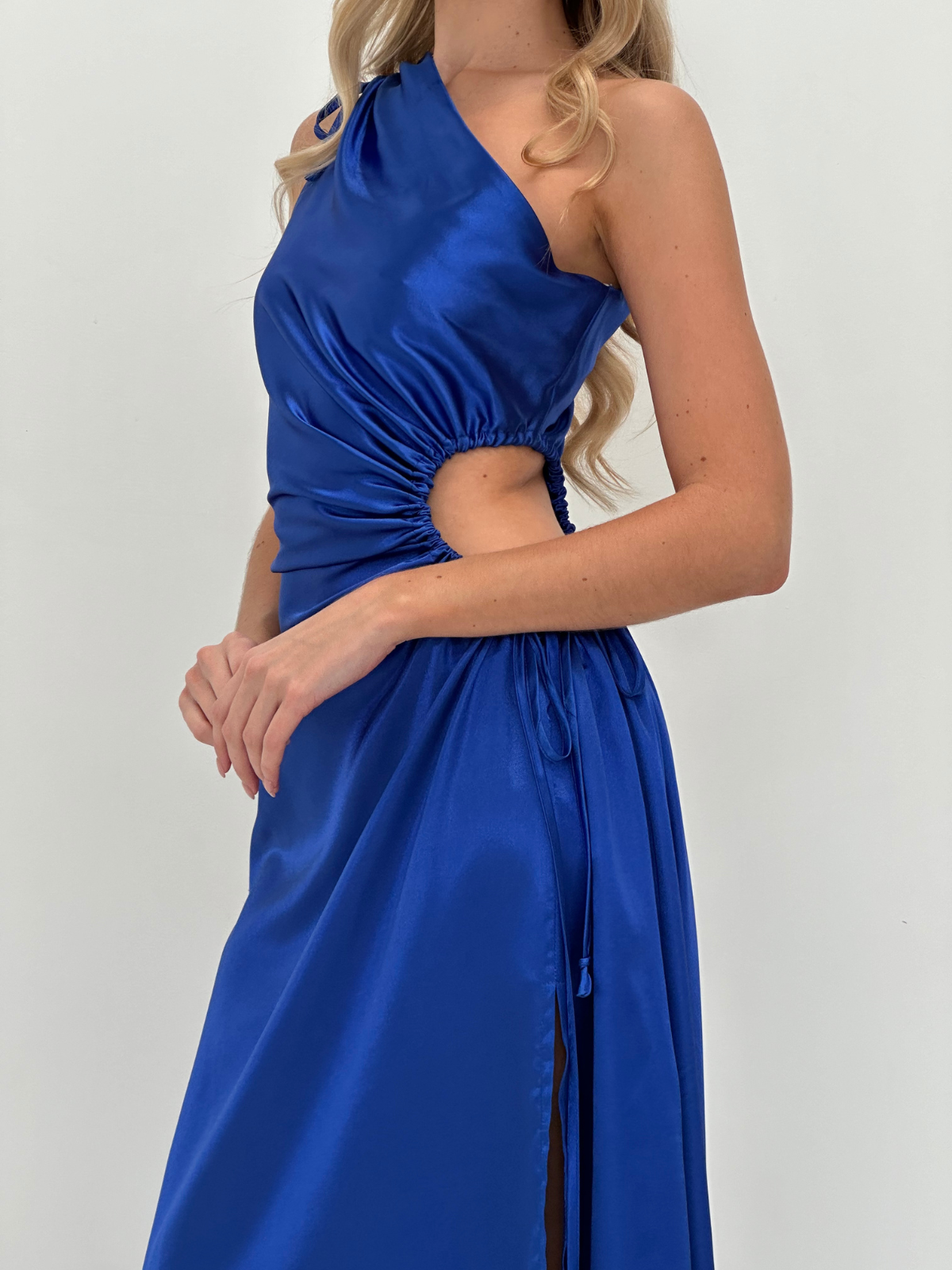 Nour Ocean Dress - Cobalt