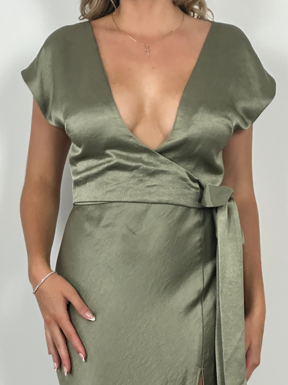 Dreamer Wrap Dress - Sage