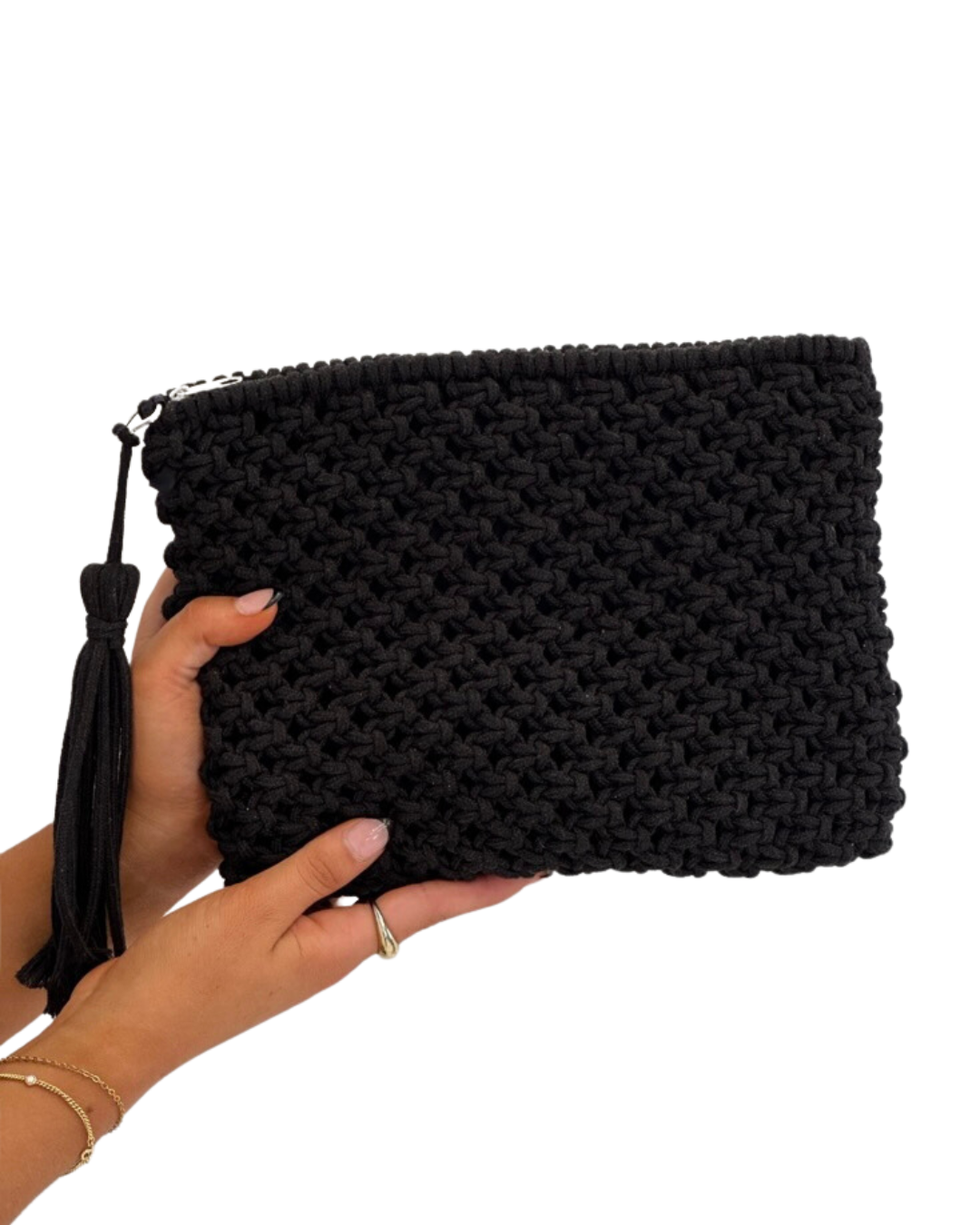 Clutch - Knit Black