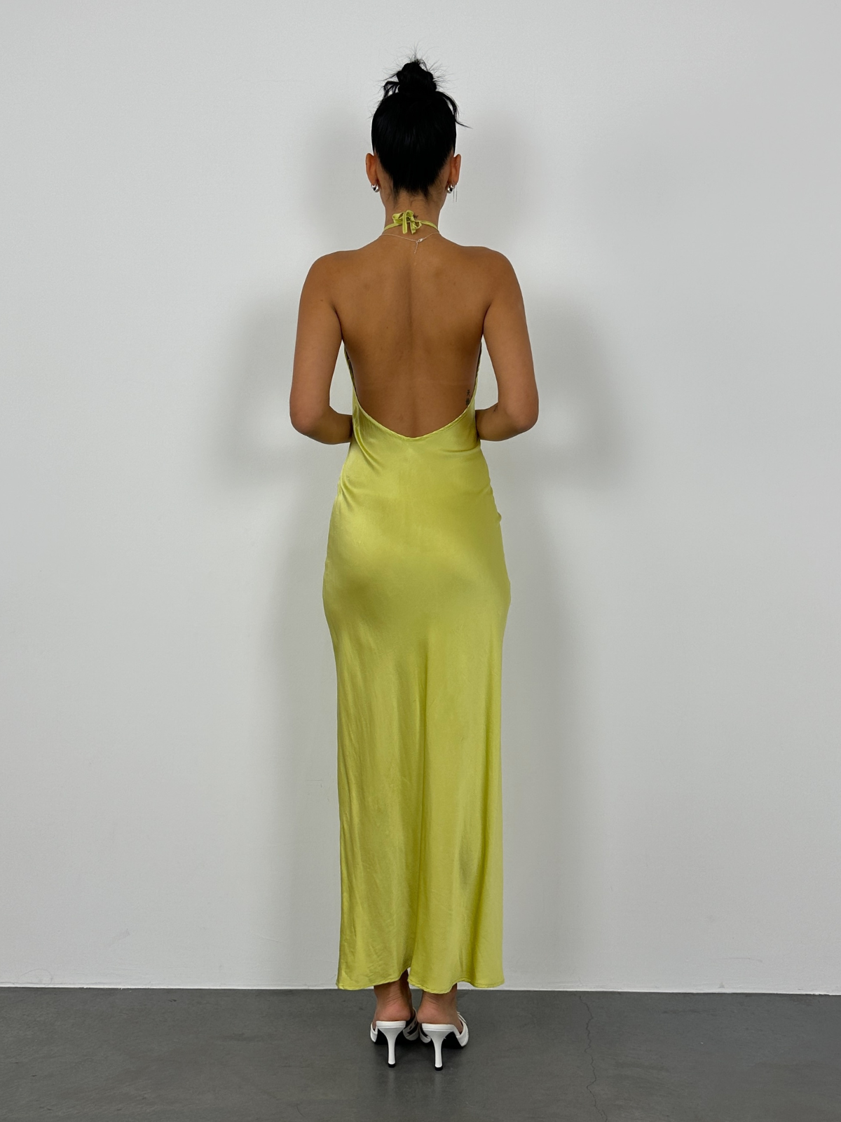 Irena Dress - Lime