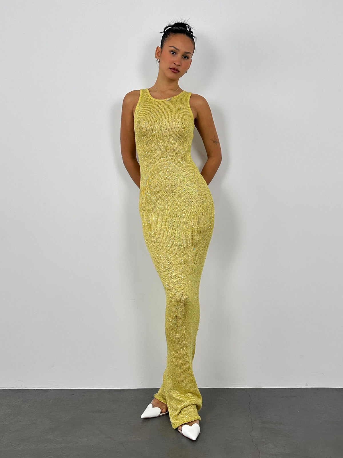 Natalia Dress - Yellow