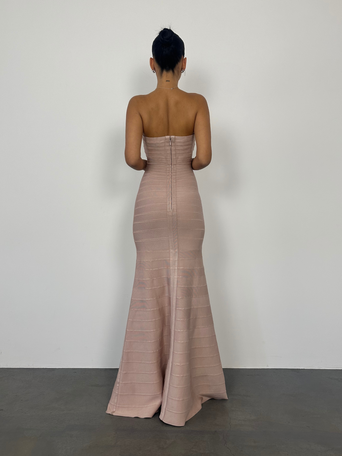 Sara Bandage Gown - Blush