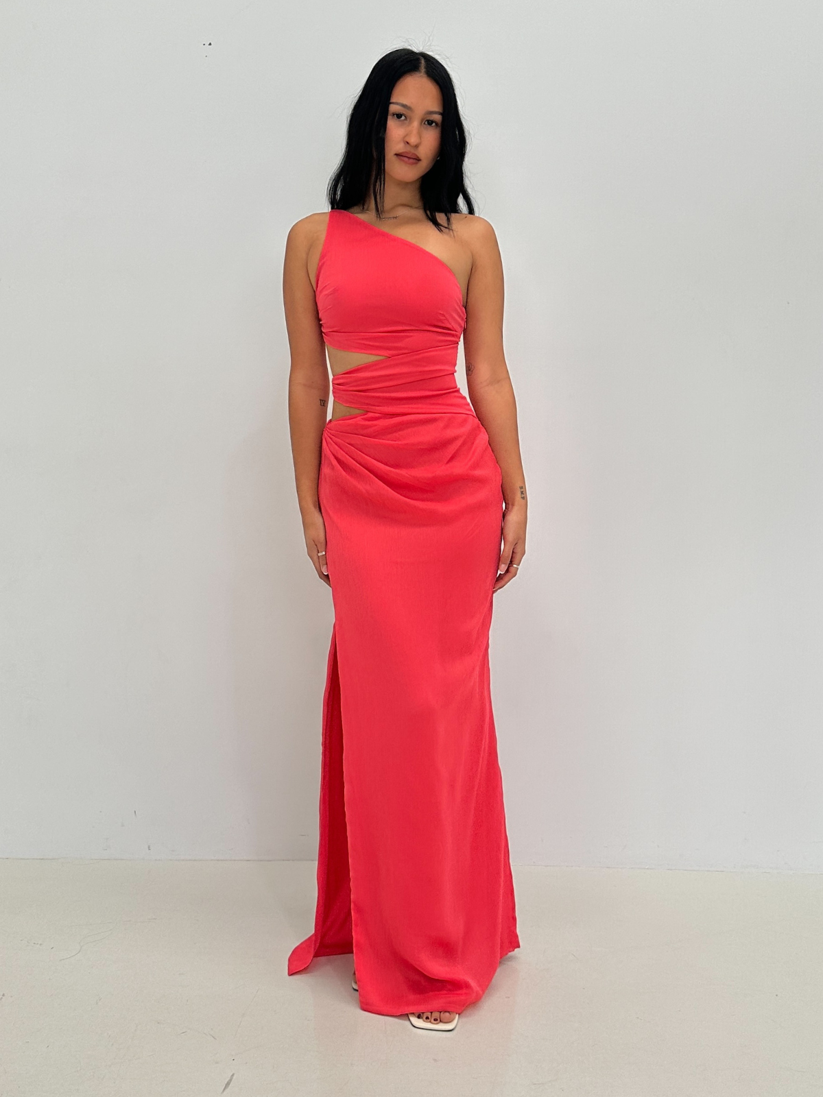 Aurea Dress - Coral