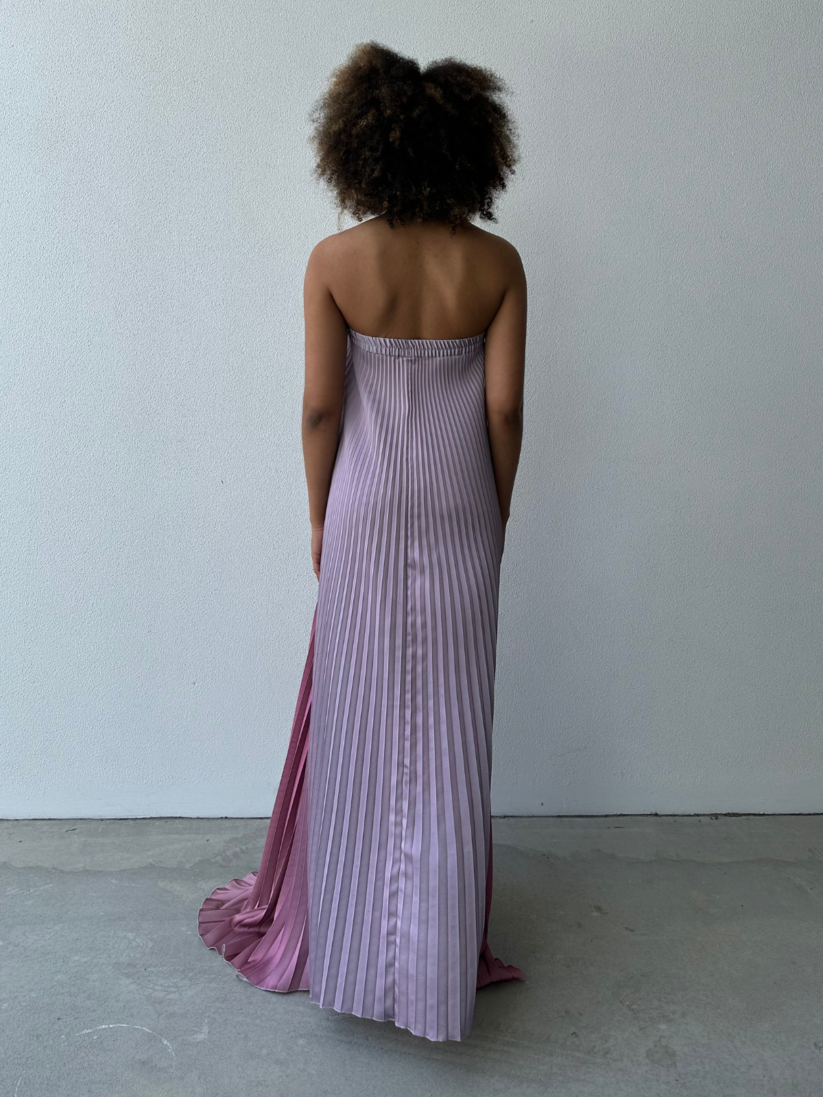 Bisous Strapless Gown - Mauve