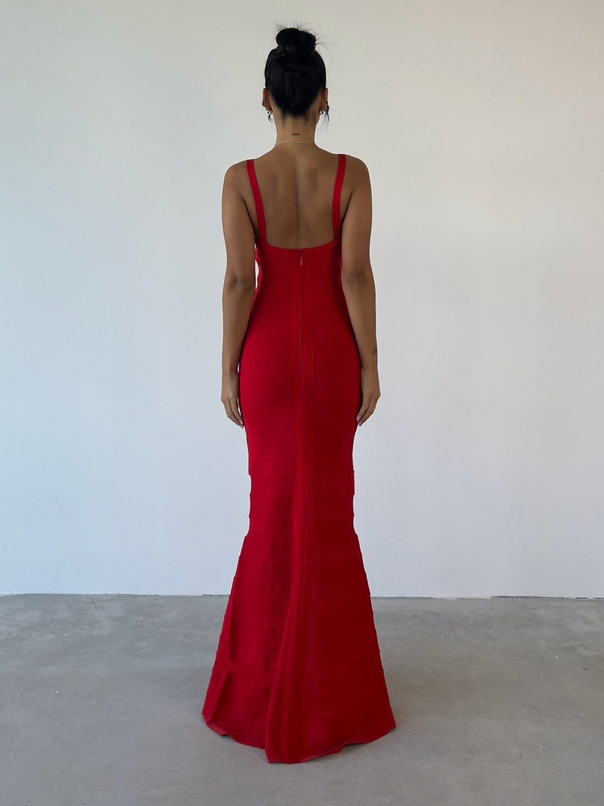 Vintage Bandage Gown - Red