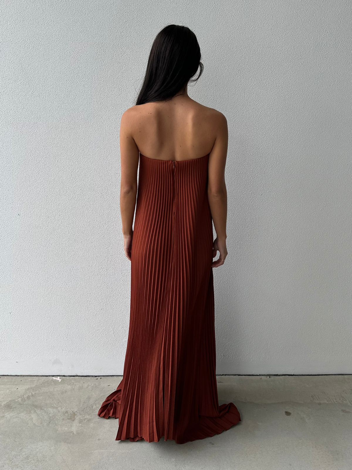 Black Tie Gown - Rust