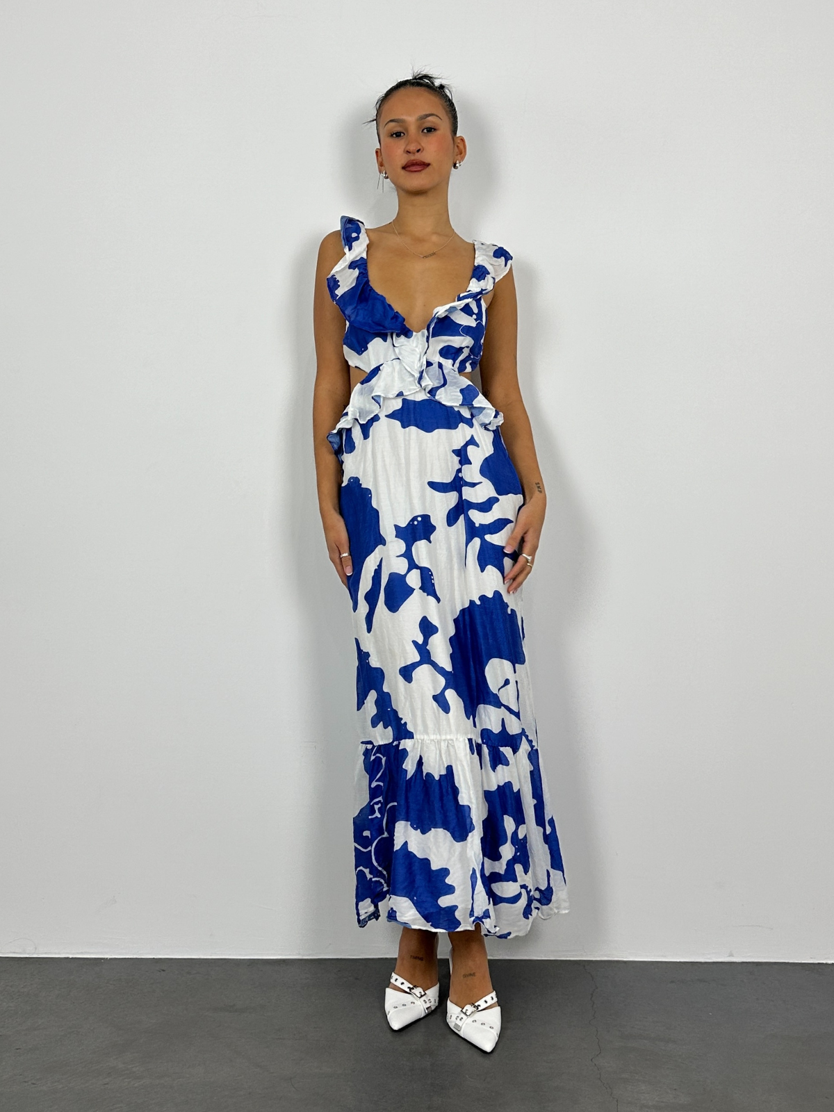 Esme Frill Maxi - Blue