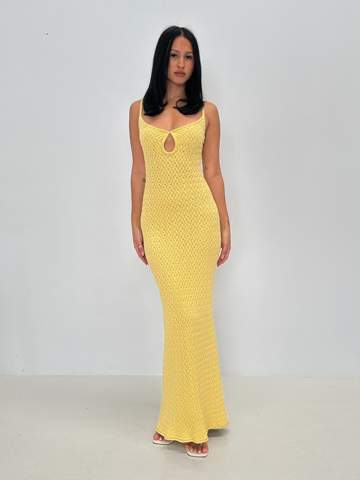 Effie Knit Maxi - Yellow