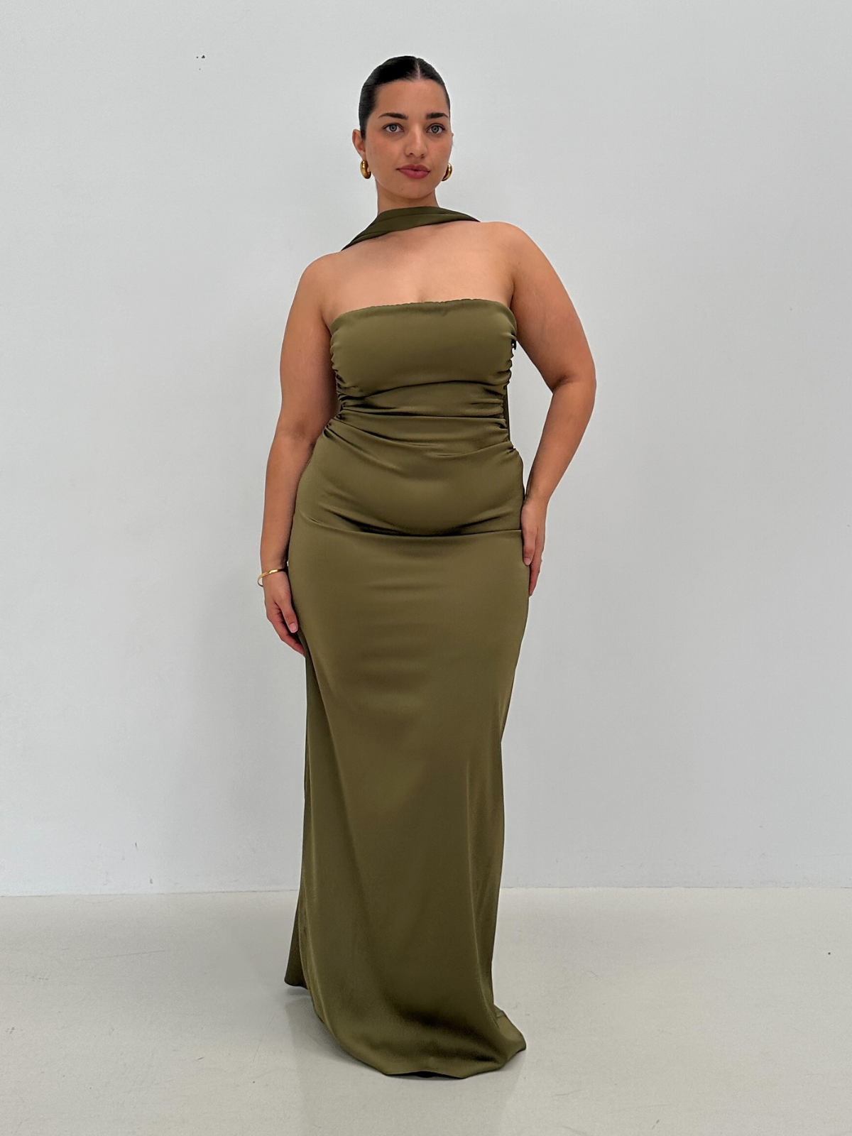 Catalina Gown - Olive