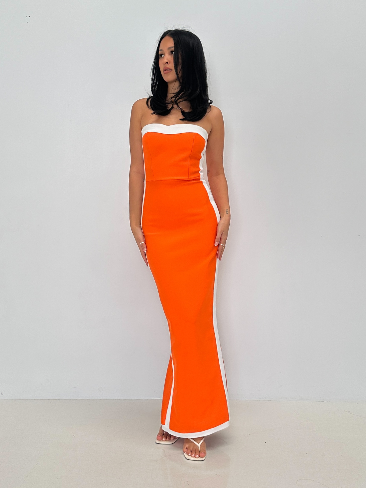 Ashley Dress - Orange