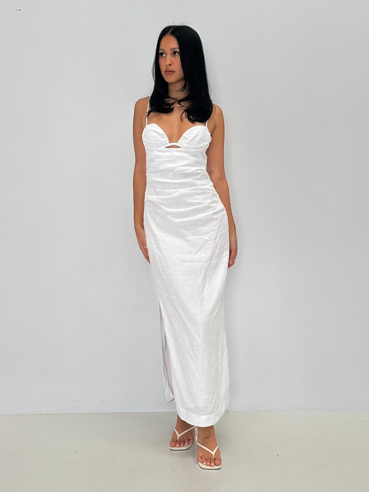 Noemi Dress - White