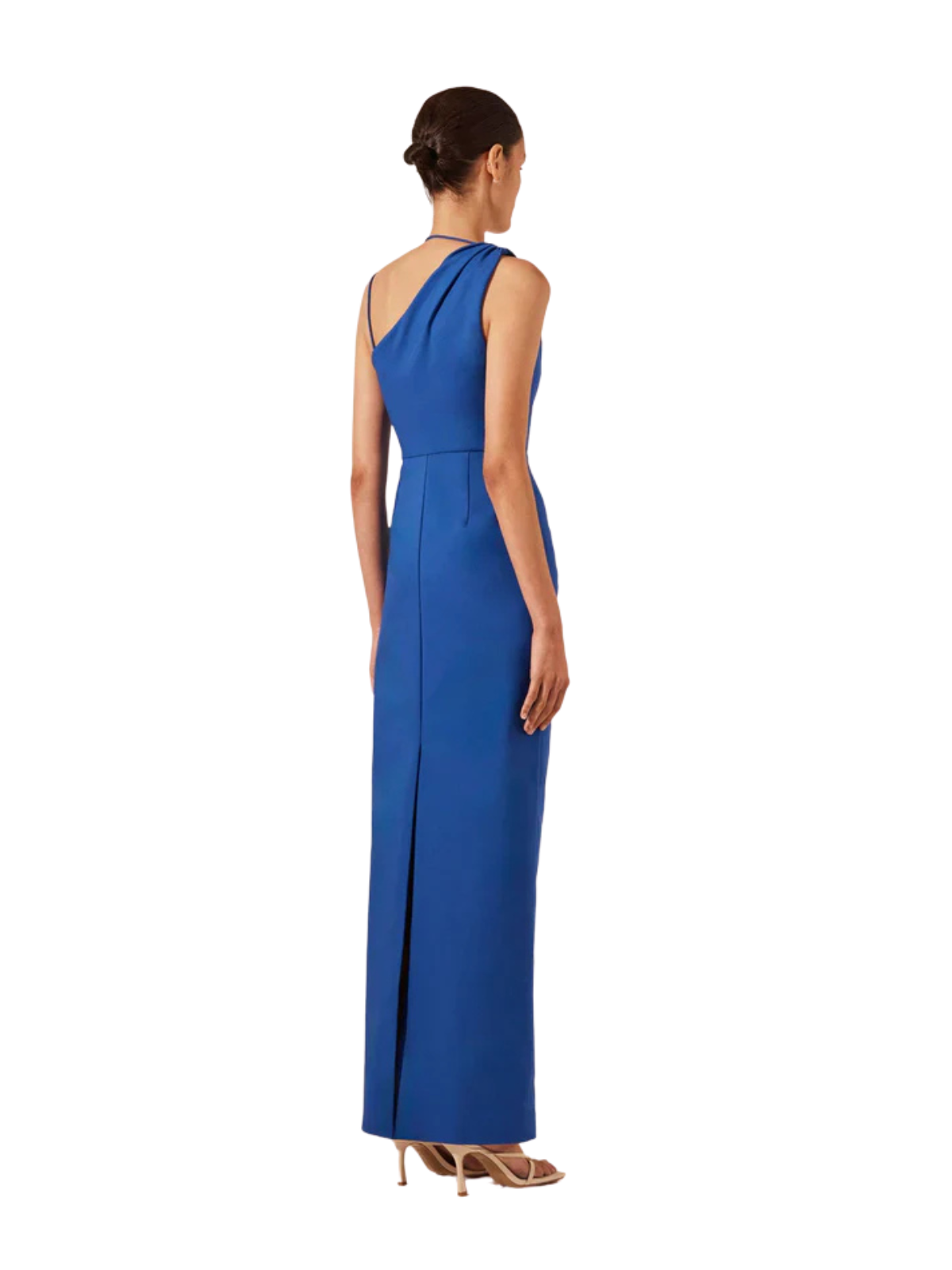 Lani Asymmetrical Gown - Cobalt