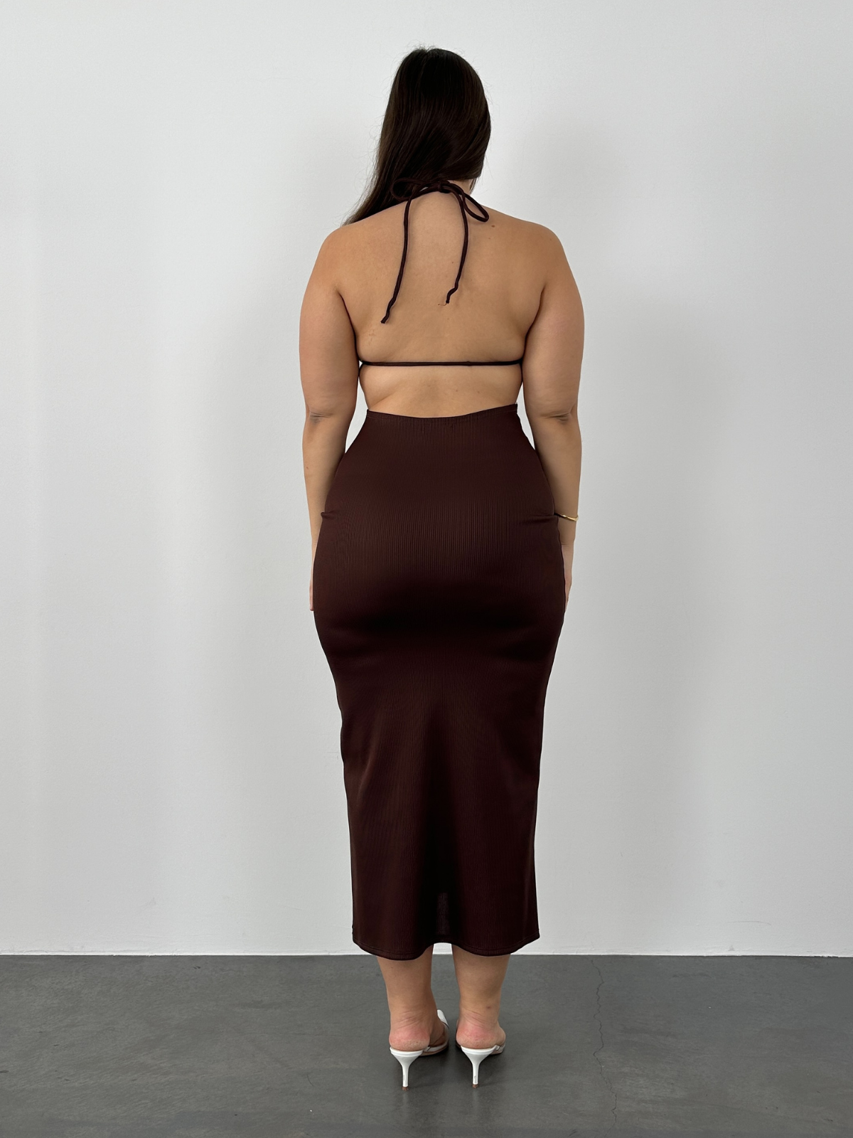 Kaiya Dress - Brown