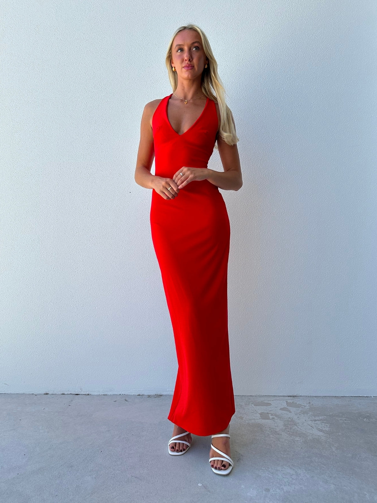 Effie Kats | Eiza Gown - Red | Loan That Label