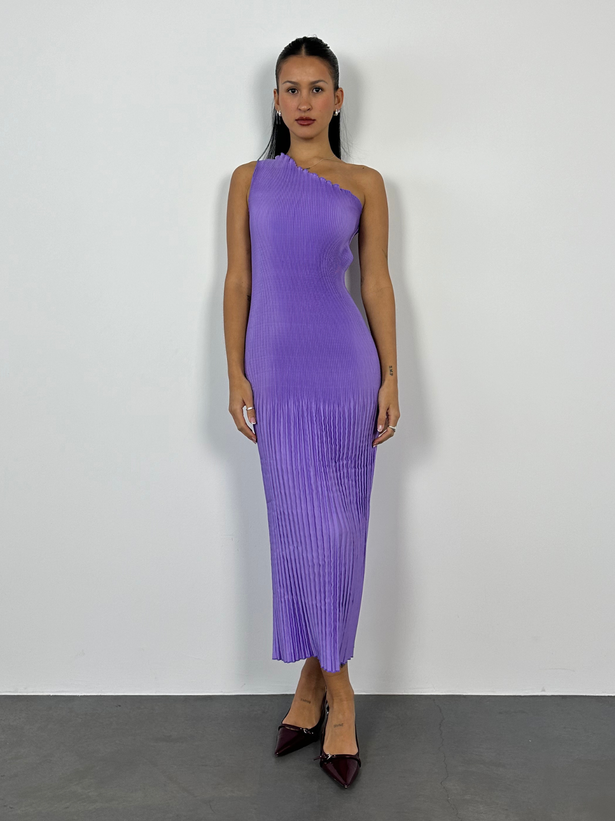 Gigi Midi Dress - Purple