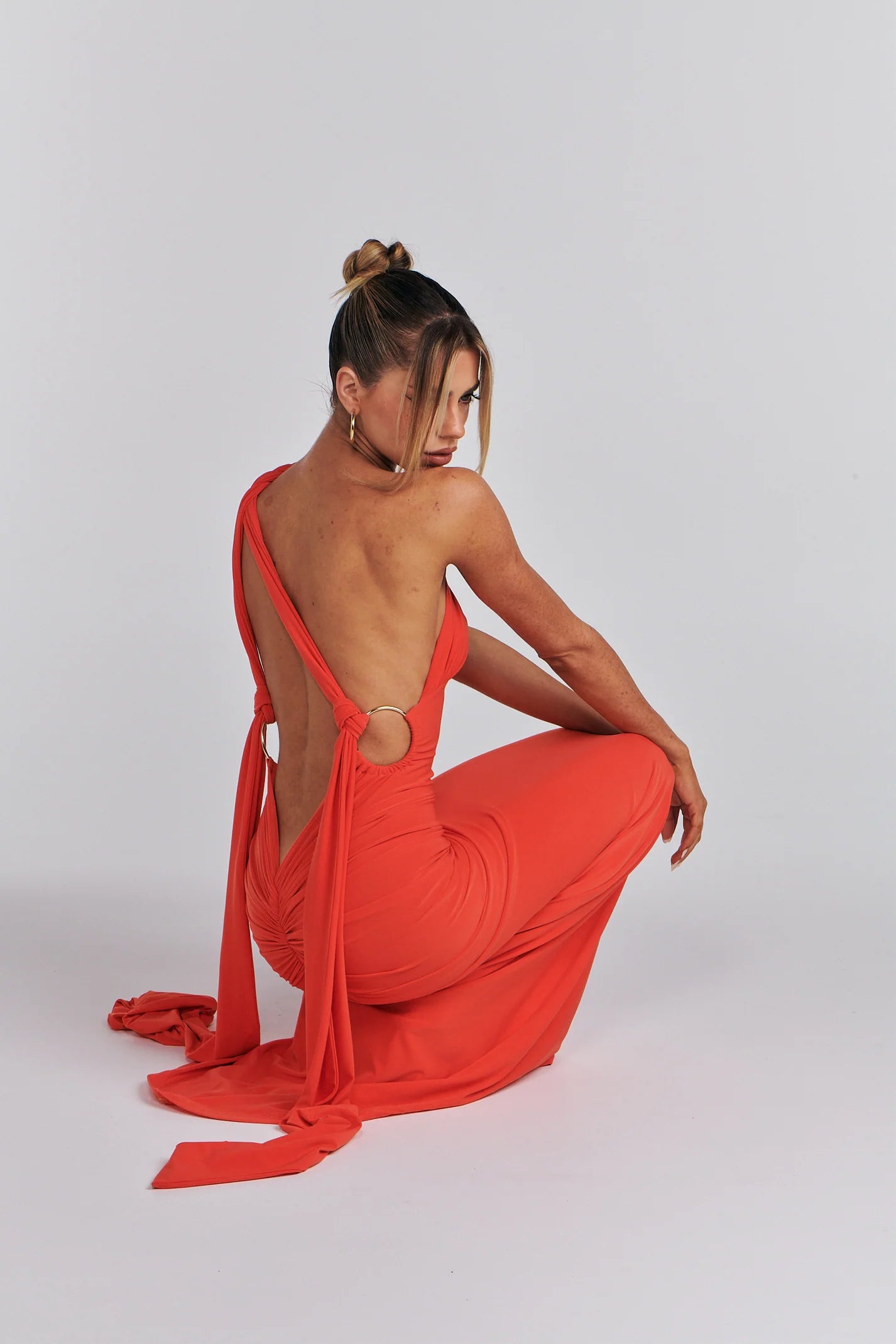 Izabella Gown - Tangerine