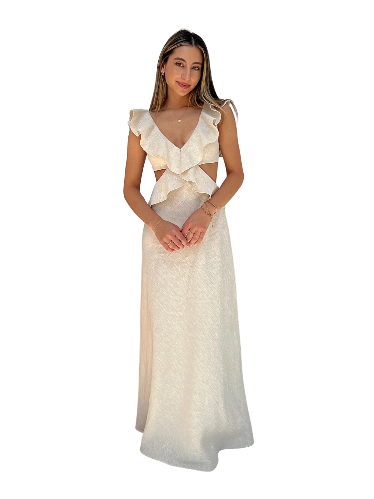 Flounce Maxi - Sand