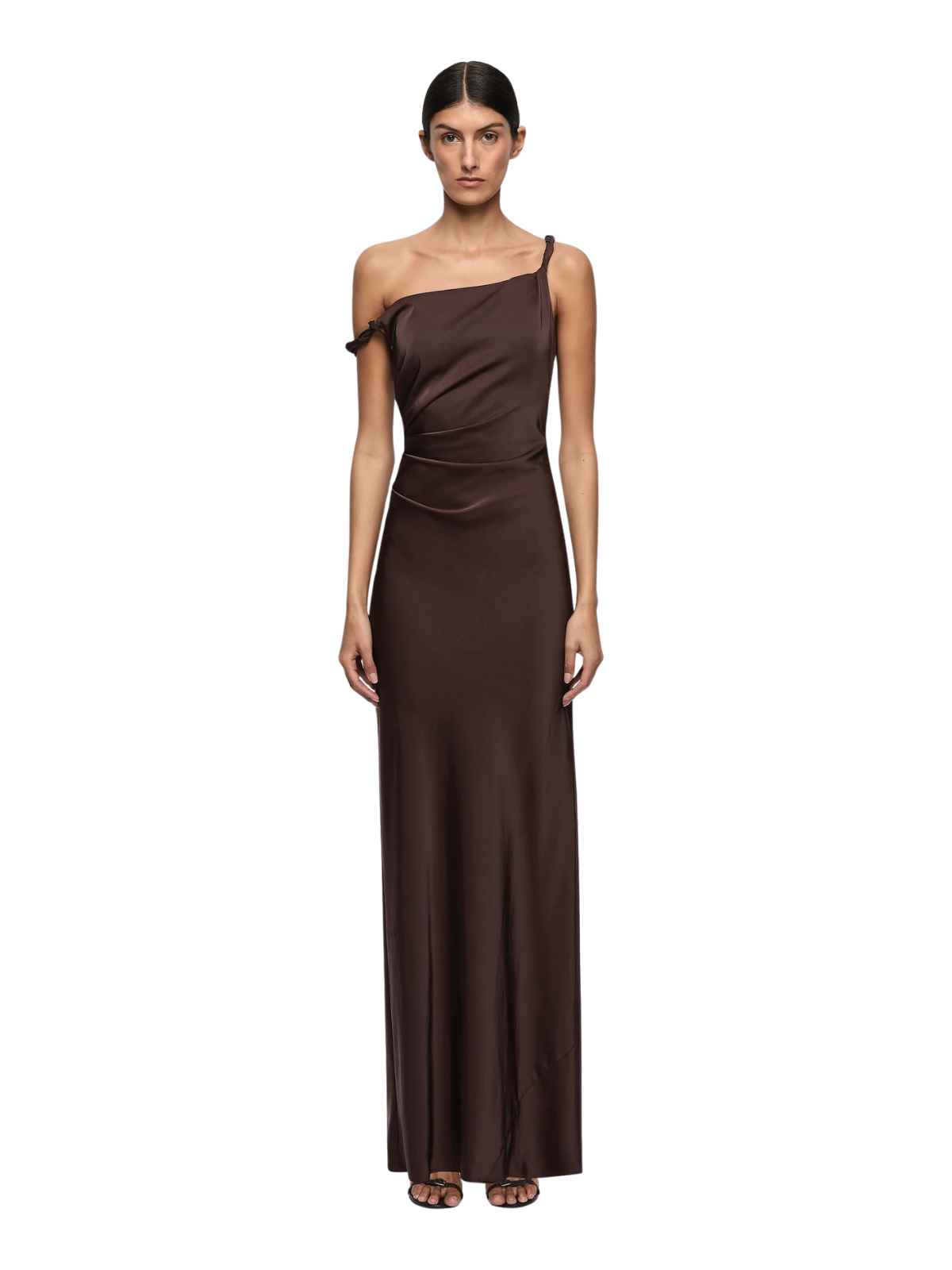 Lunetta Twist Dress - Chocolate