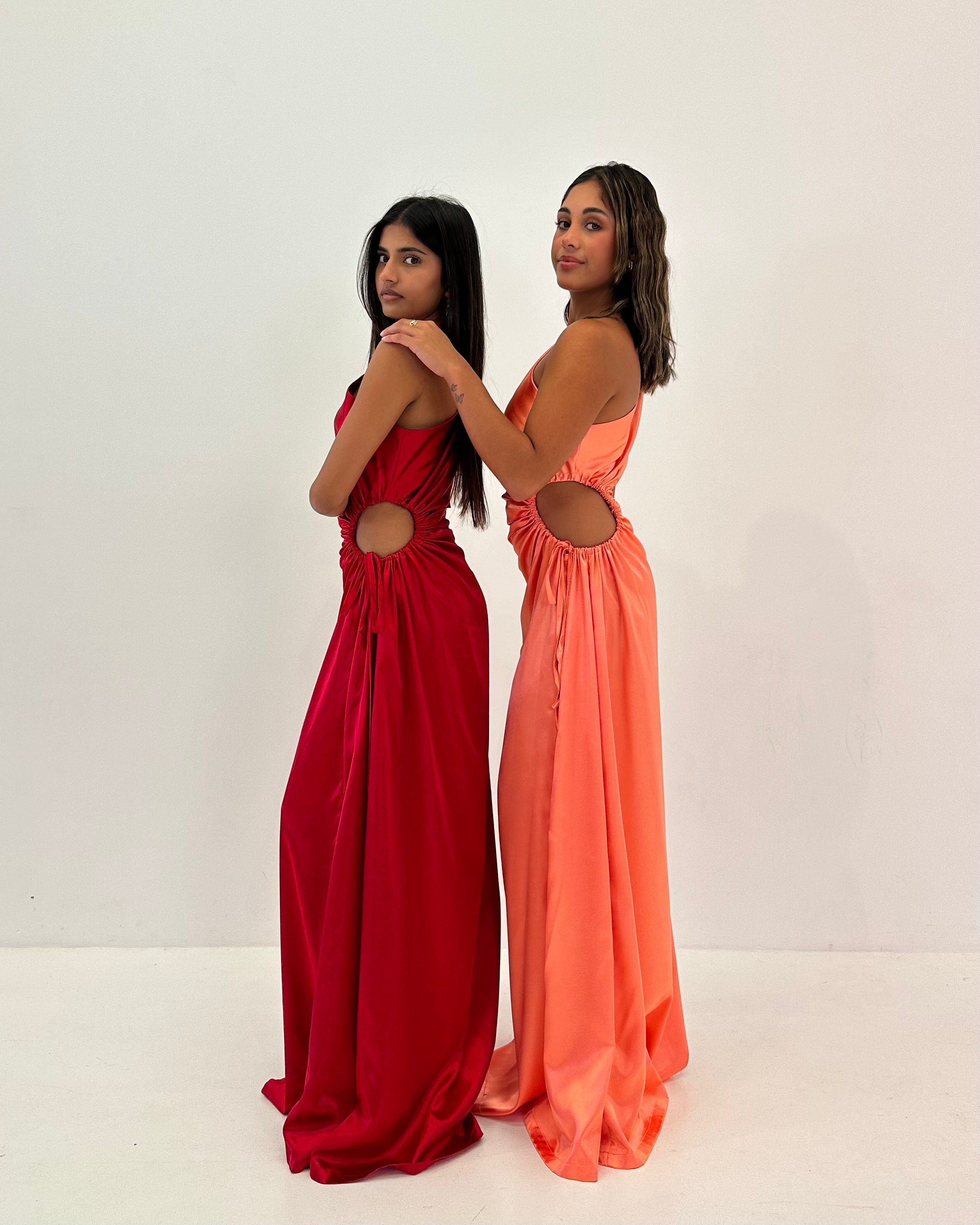 Nour Ocean Dress Peach