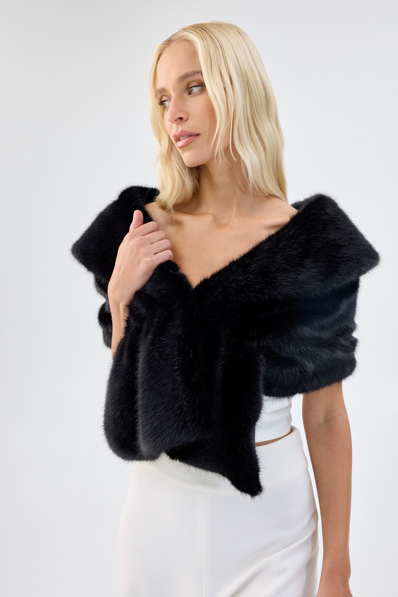 Champagne Wrap - Black