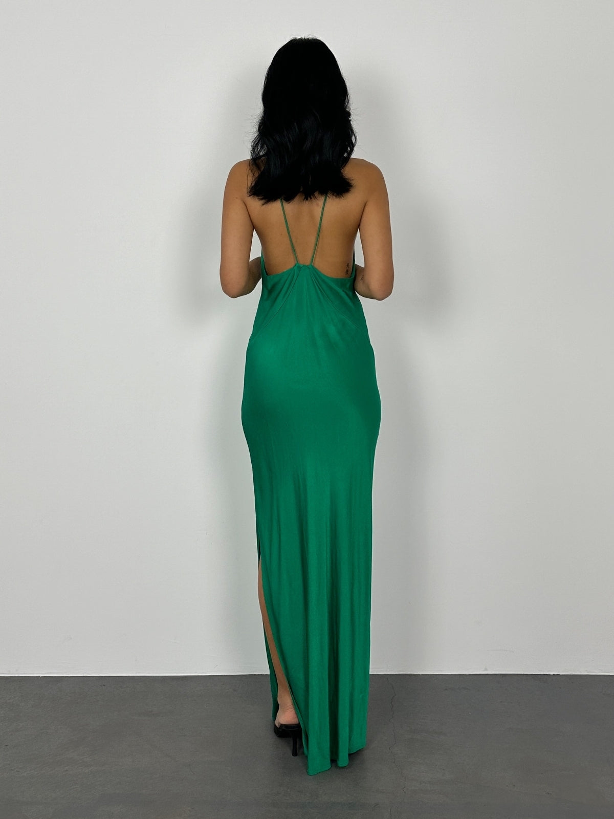 Rat + Boa | Delphine Dress - Green | Loan That Label