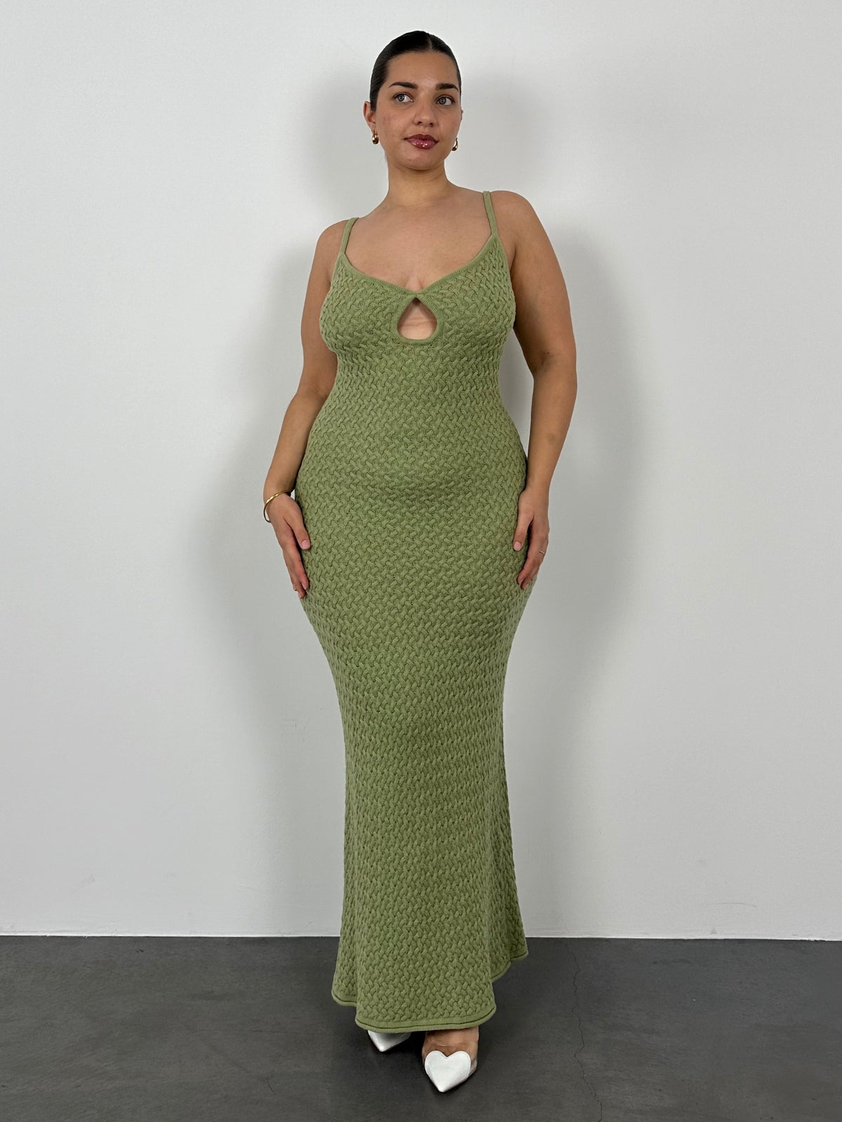 Effie Knit Maxi - Green