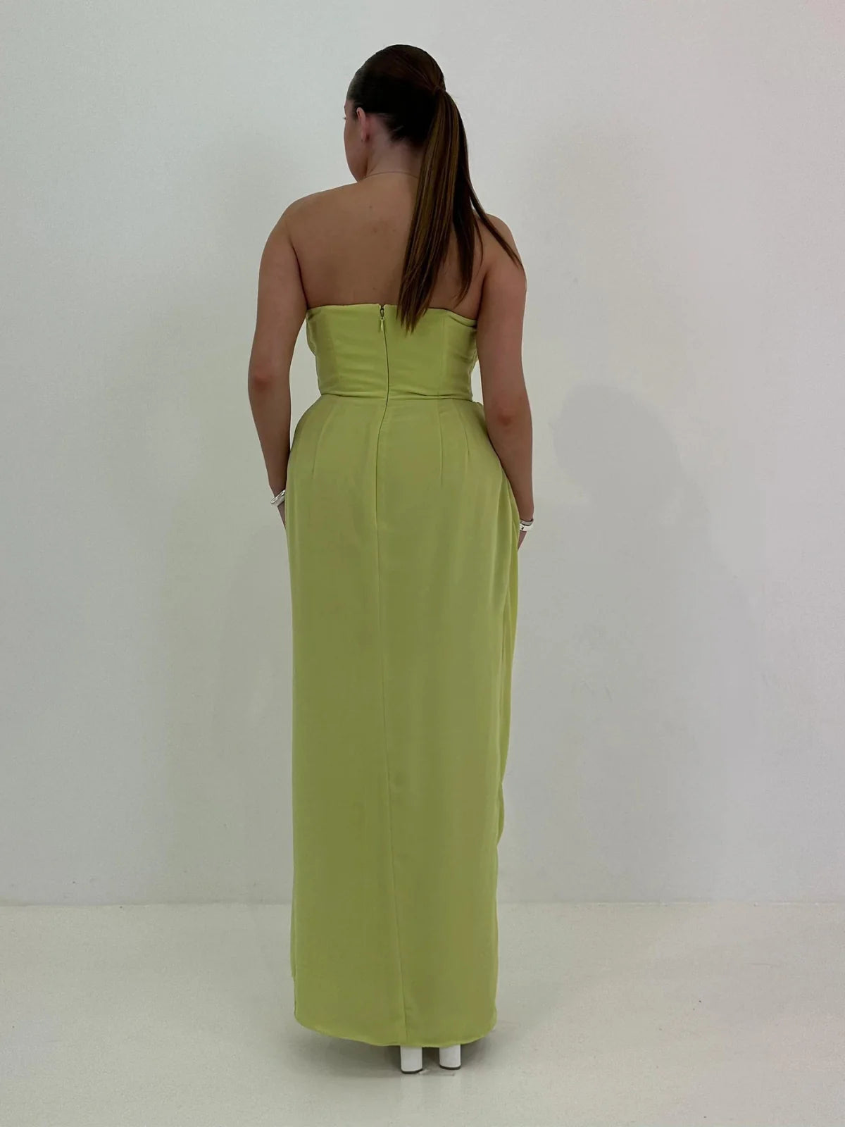 Adrienne Gown Lime S+** - FOR SALE