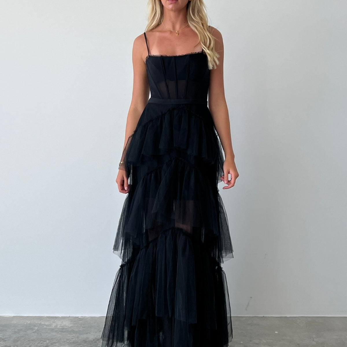 Tulle Gown - Black