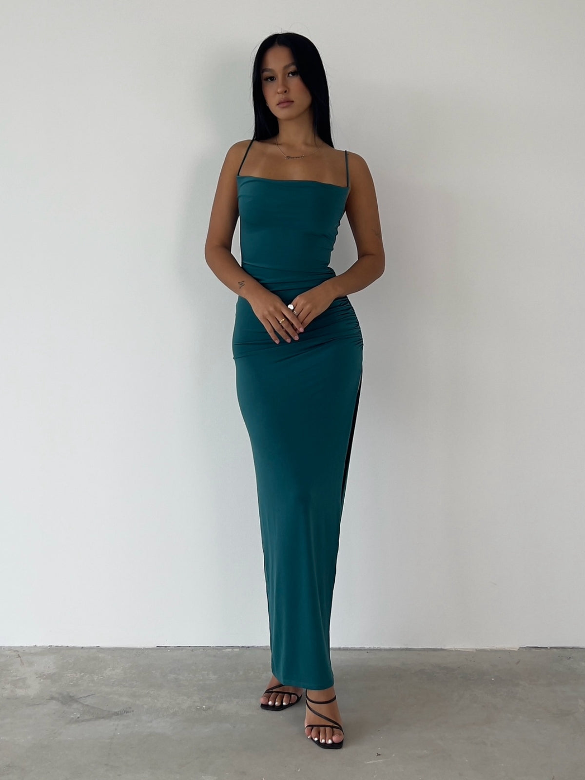 Odessa Gown - Emerald Green