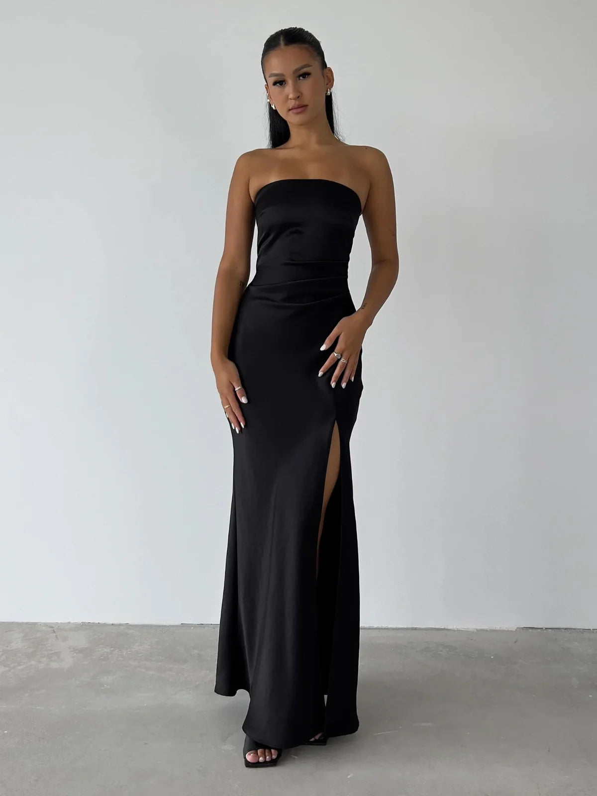 Dreamer Strapless Dress - Black