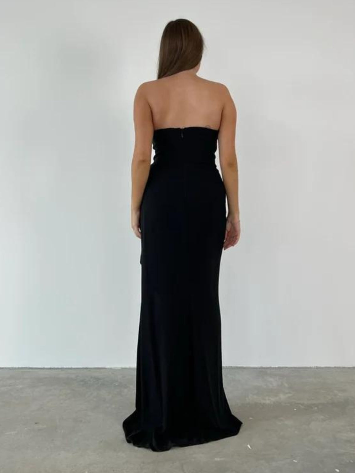 Asymmetrical Gown - Black