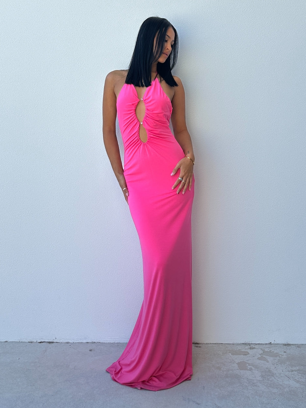 Grecia Maxi Dress - Pink