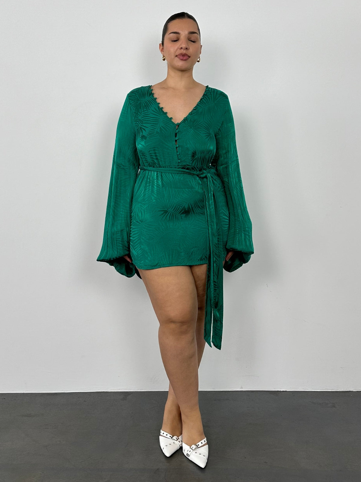 Harlequin Dress - Green